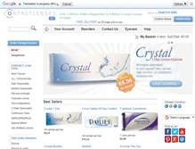 Tablet Screenshot of contactlenses.de